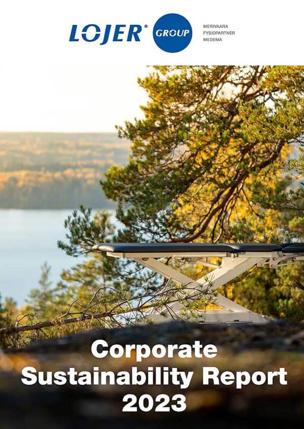 Lojer's sustainability report has been published
