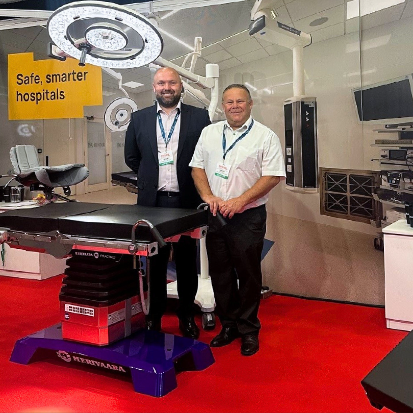 Sam Parry and Michael Goosey from Bender UK at EBME Expo